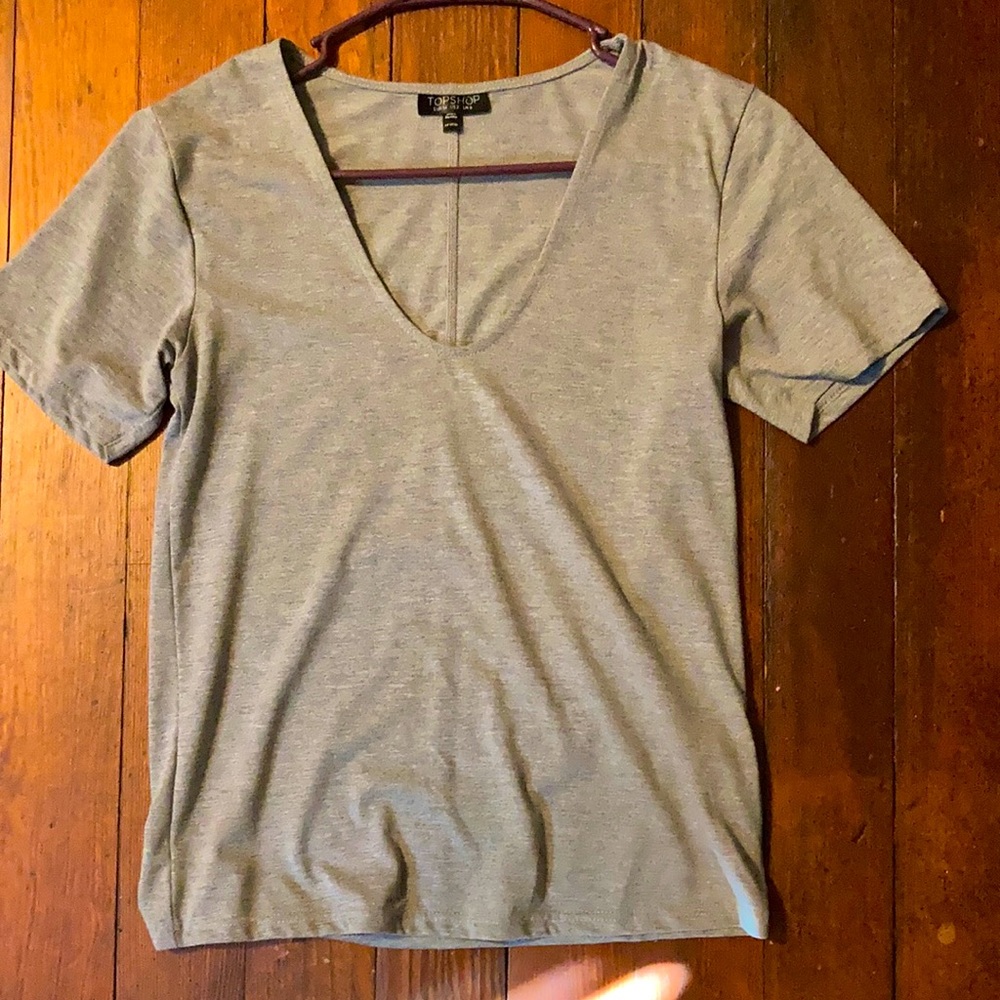 Top shop gray top - size 2